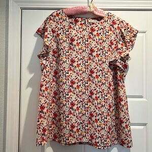 NWOT Cotton Bleu blouse size XL